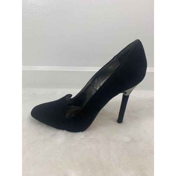 Worthington Women's Black Stiletto suede Heels Size 9M - Picture 4 of 10